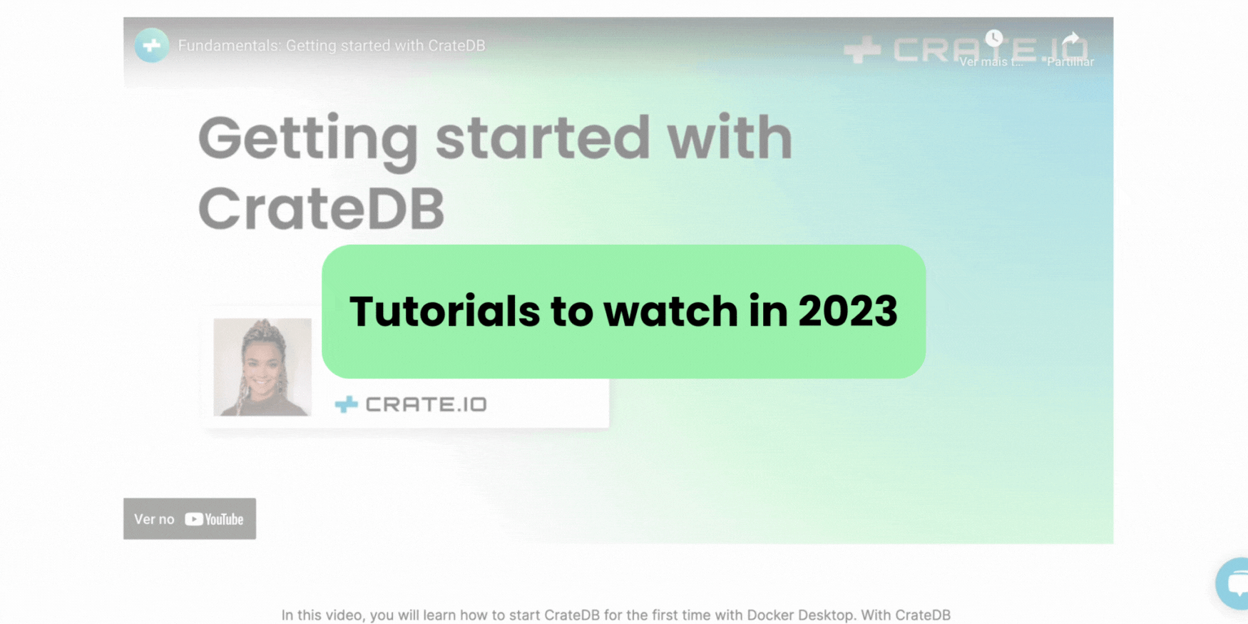 CrateDB 2023 tutorials