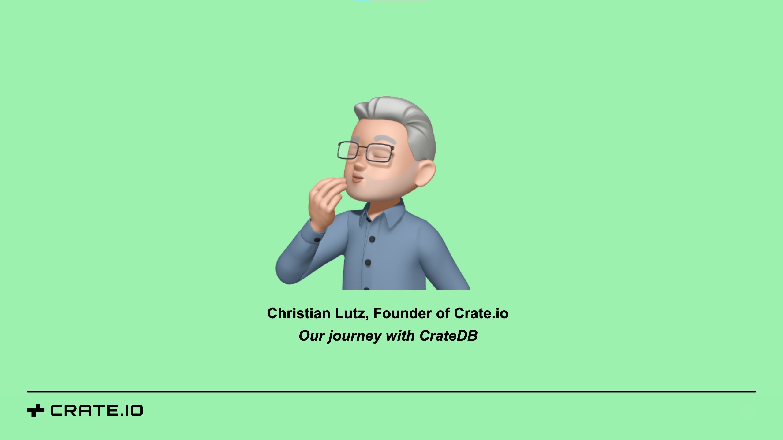 Our Journey with CrateDB