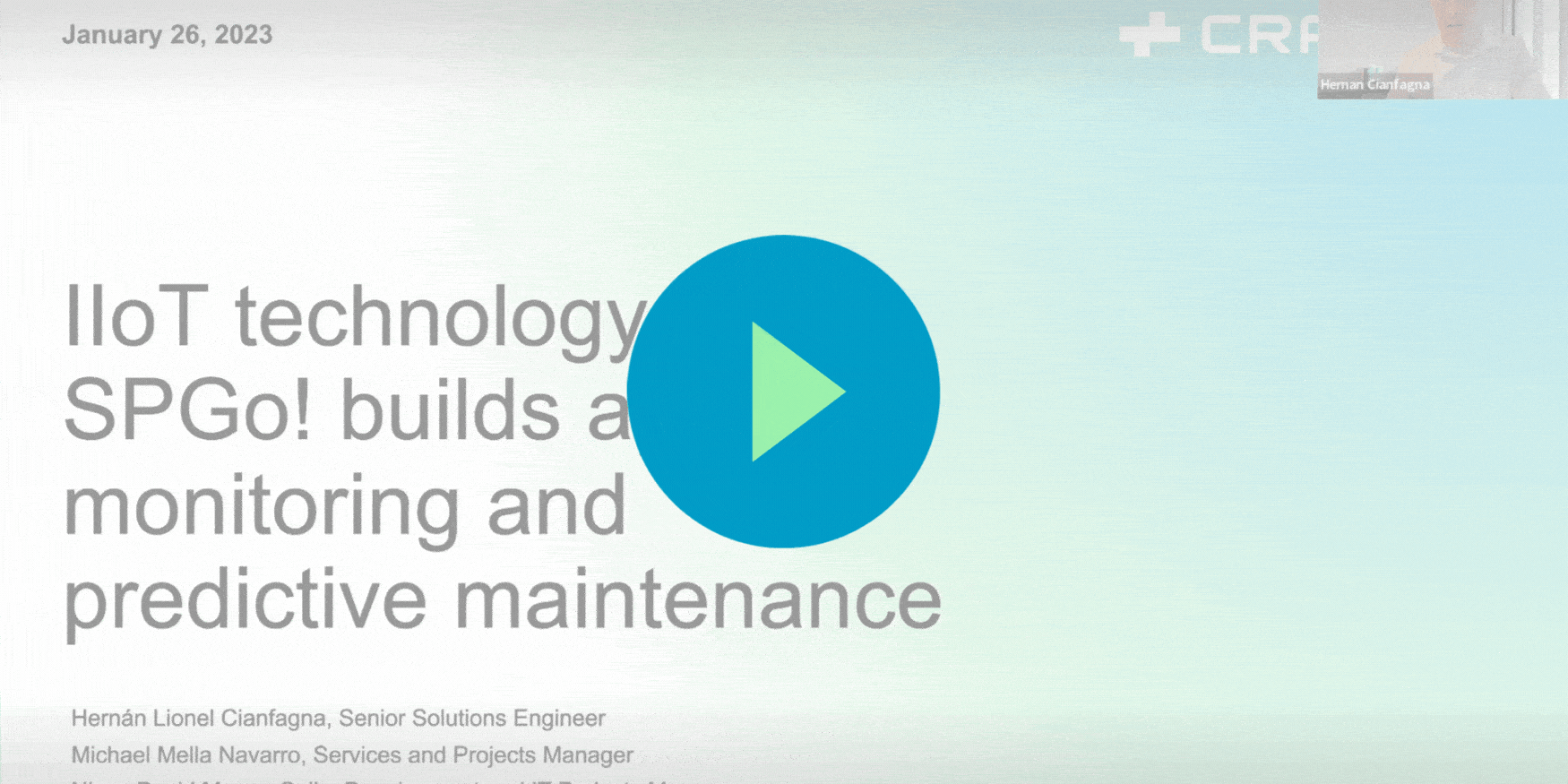 Webinar IoT: SPGo! builds apps for monitoring and predictive maintenance